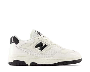 New Balance 550 Patent Leather Sea Salt Black BB550YKF — sneaker unisexe