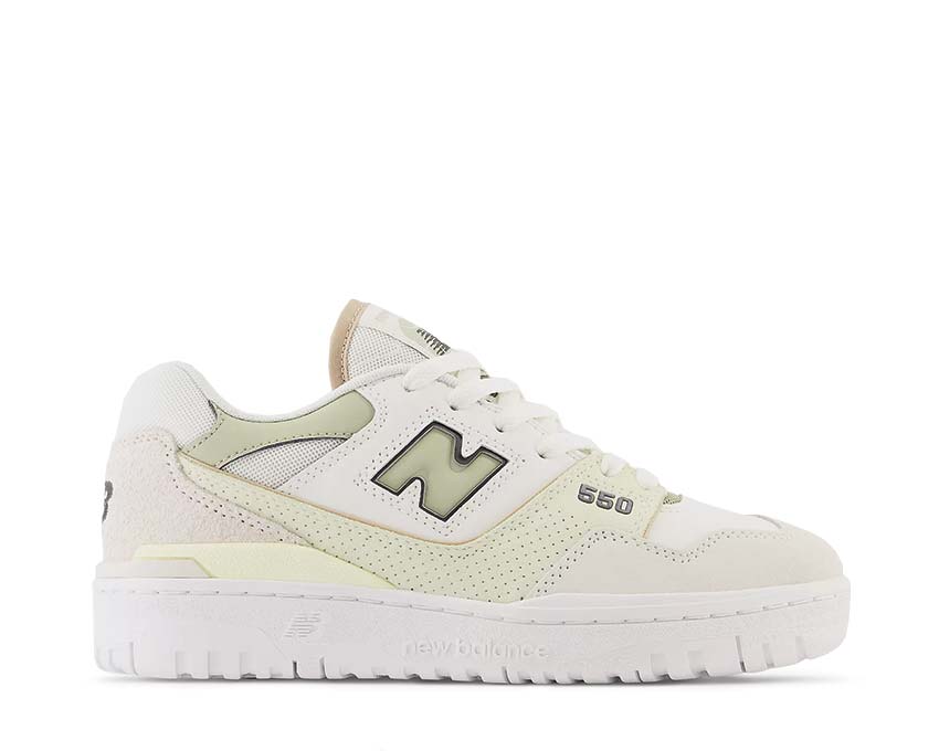 New Balance 550 W Sea Salt / Fatigue Green - Turtle Dove BBW550SK