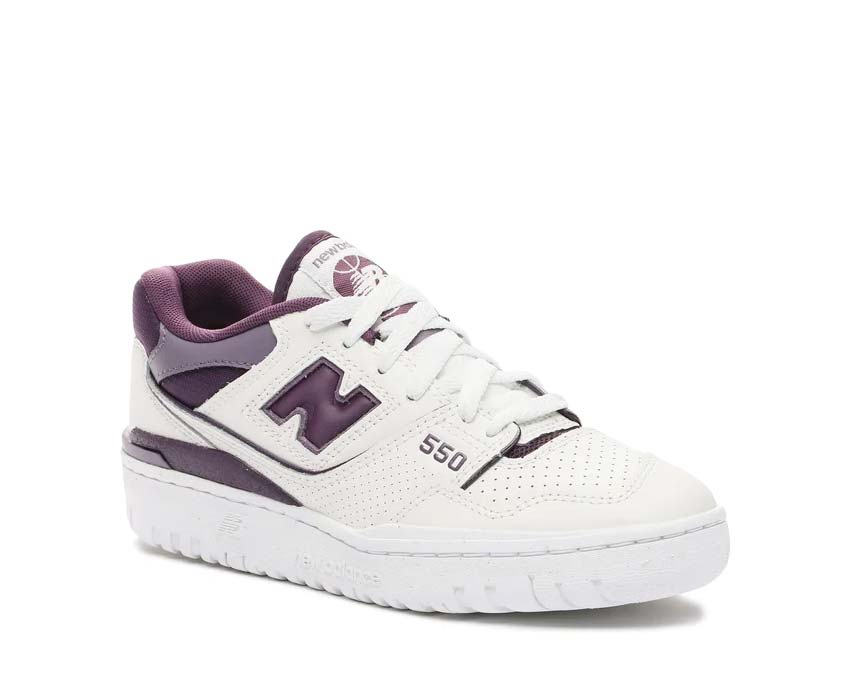 New Balance 550 W White / Midnight Violet - Shadow BBW550DG