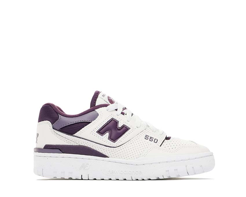 New Balance 550 W White / Midnight Violet - Shadow BBW550DG