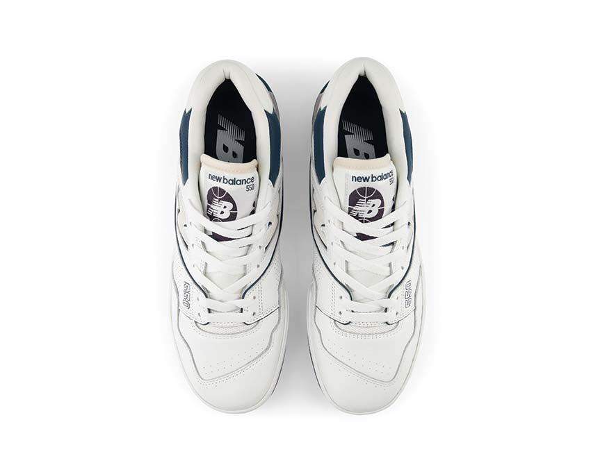 New Balance 550 White / Interstellar - Deep Ocean BB550WCB