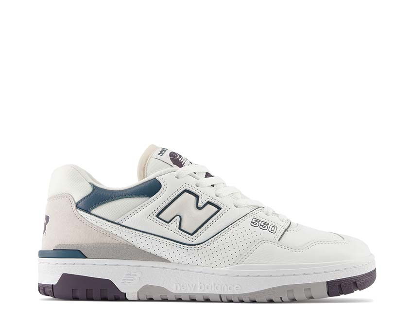 New Balance 550 White / Interstellar - Deep Ocean BB550WCB