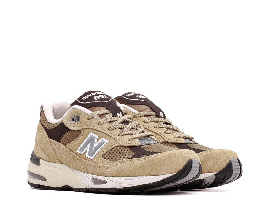 New Balance Made in UK 991v1 Finale Pale Khaki / Silver Mink - Delicioso M991CGB