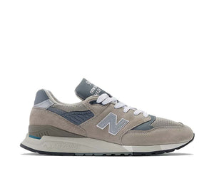 New Balance 998 Made in USA Grau U998GR — Herren Sneaker Leder Wildleder premium