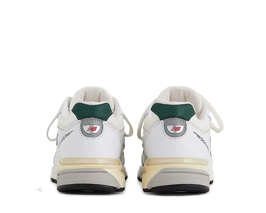 New Balance 990v4 Made in USA Calcium / Forest Green U990TC4