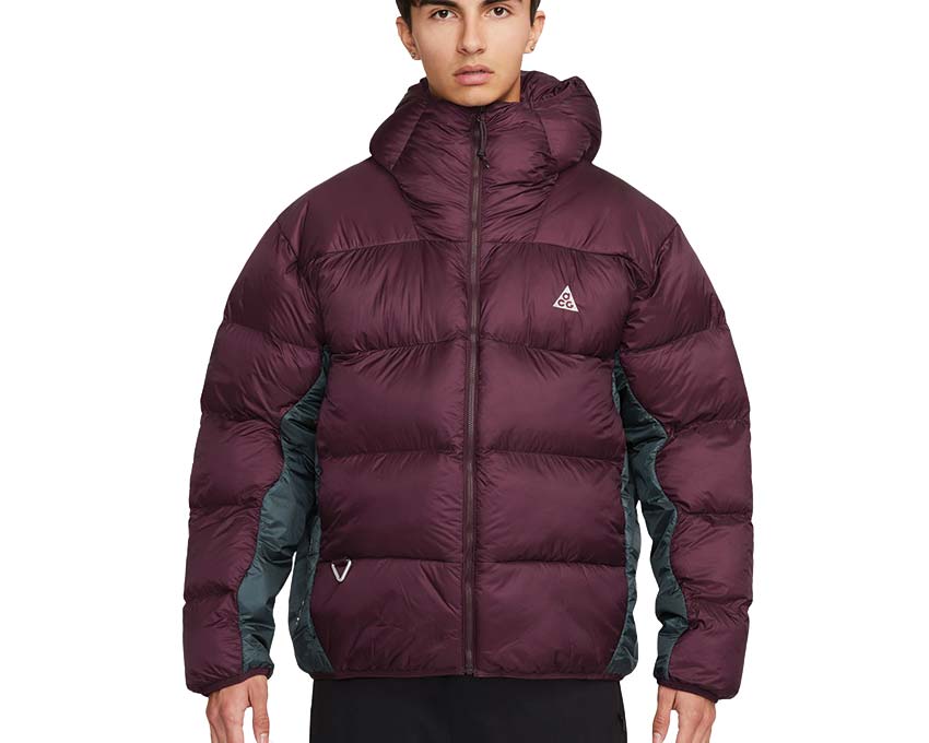 Nike ACG Therma-Fit Lunar Lake Jacket Night Maroon / Deep Jungle - Summit White DH3070-681