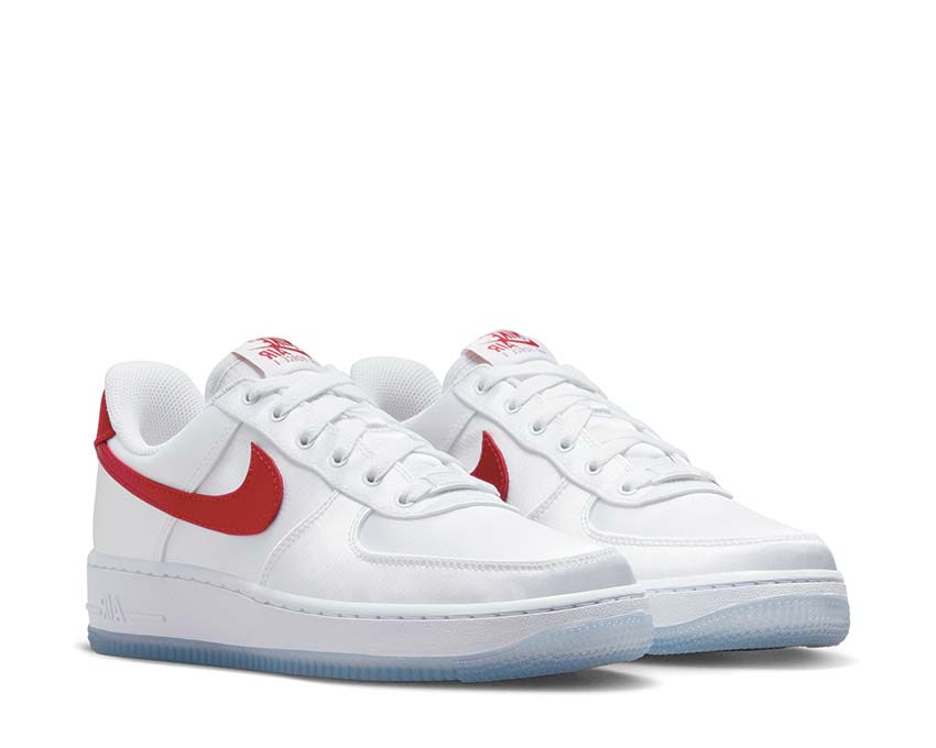 nike air force 1 07 ess snkr w white 1 varsity red dx6541 100