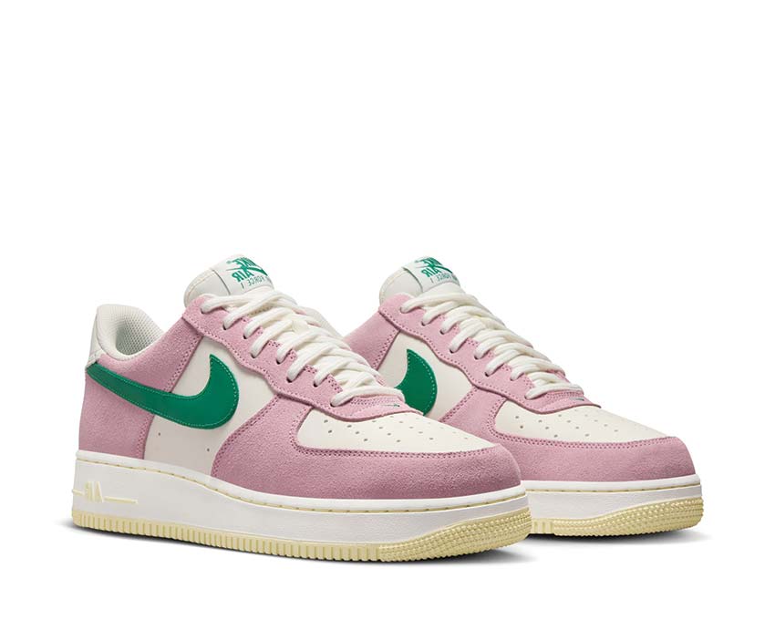 Nike Air Force 1 '07 LV8 ND Sail / Malachite - Med Soft Pink - Alabaster FV9346-100