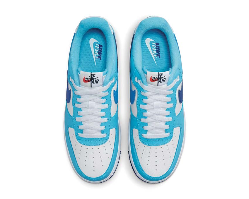 Nike Air Force 1 '07 LV8 White / LT Photo Blue - Deep Royal Blue DZ2522-100