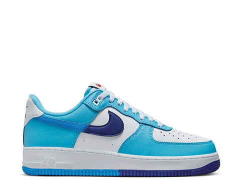 Nike Air Force 1 '07 LV8 White / LT Photo Blue - Deep Royal Blue DZ2522-100