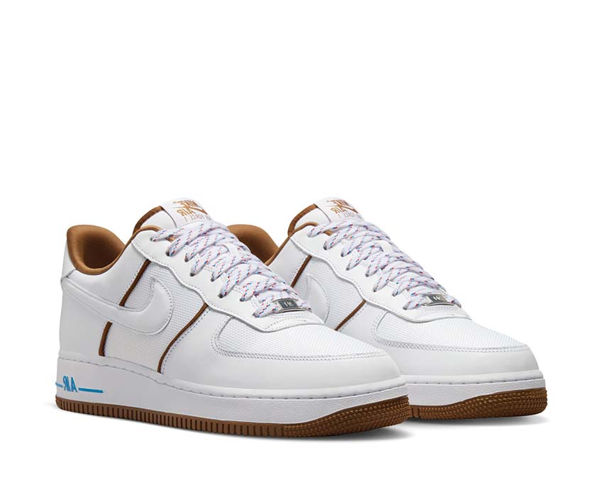 Nike Air Force 1 '07 LX White / White - LT British Tan - Photo Blue FN5757-100
