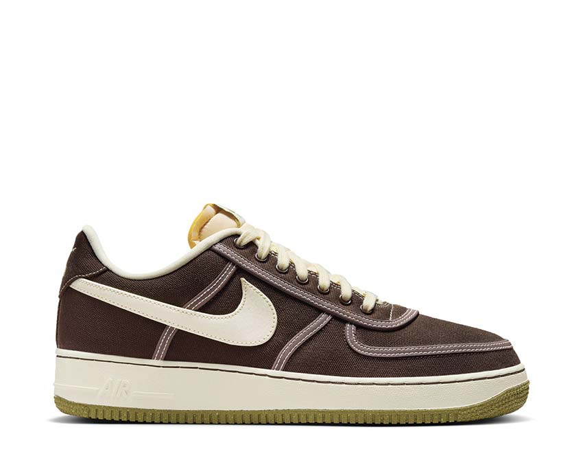 nike Firm-Support air force 1 07 premium baroque brown coconut milk pacific moss ci9349 201