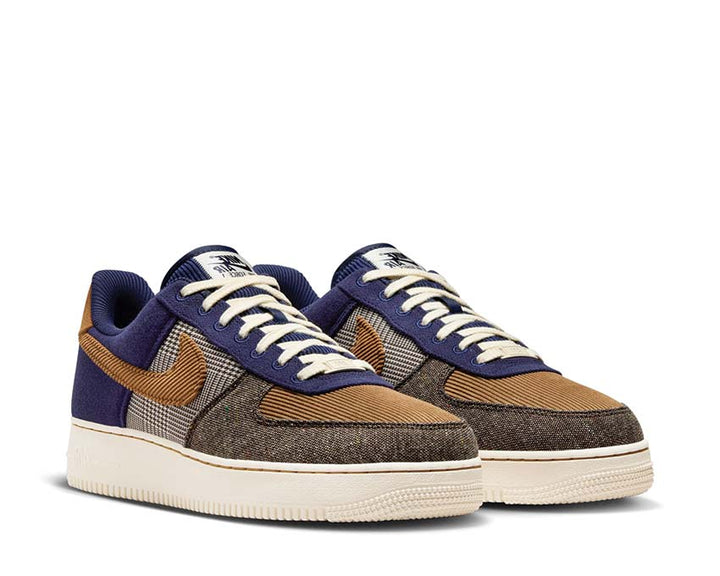 nike air force 1 07 prm midnight navy ale brown 2 pale ivory fq8744 410