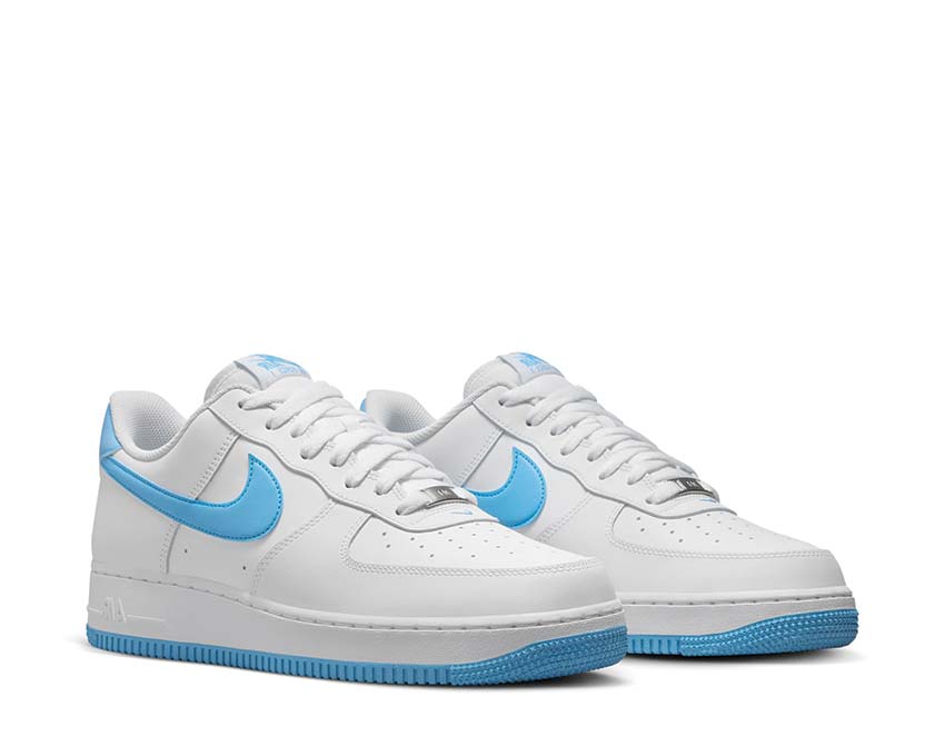 Nike Air Force 1 '07 White / Aquarius Blue - White FQ4296-100