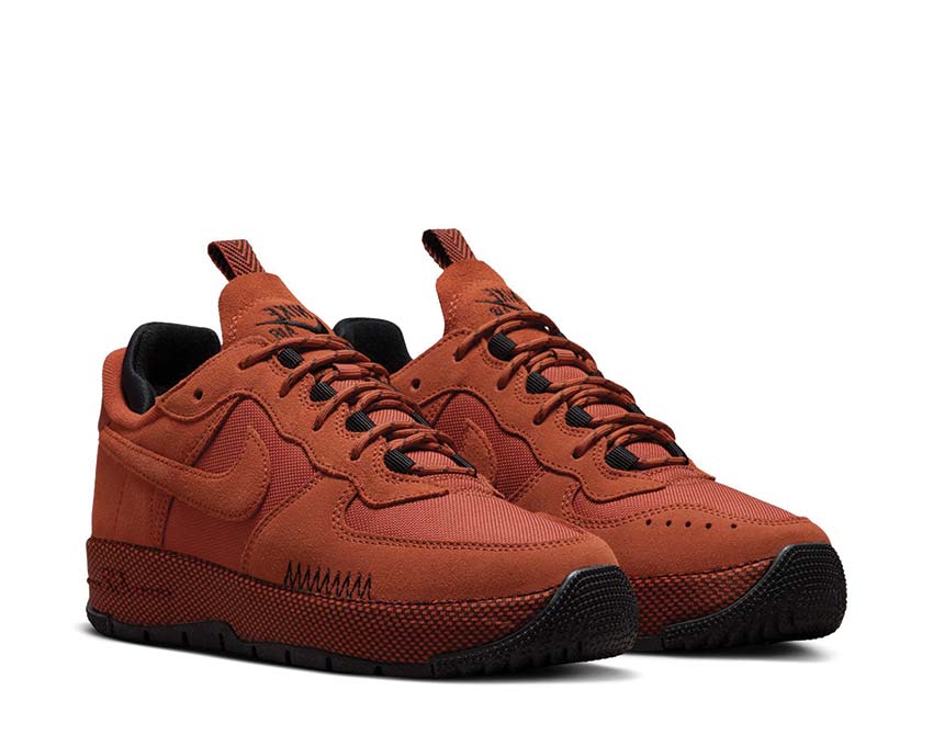 Nike Air Force 1 Wild W Rugged Orange / Rugged Orange - Black FB2348-800