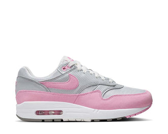 Nike Air Max 1 '87 W Metallic Platinum Pink Rise – vue profil – sneakers femme noirfonce.eu