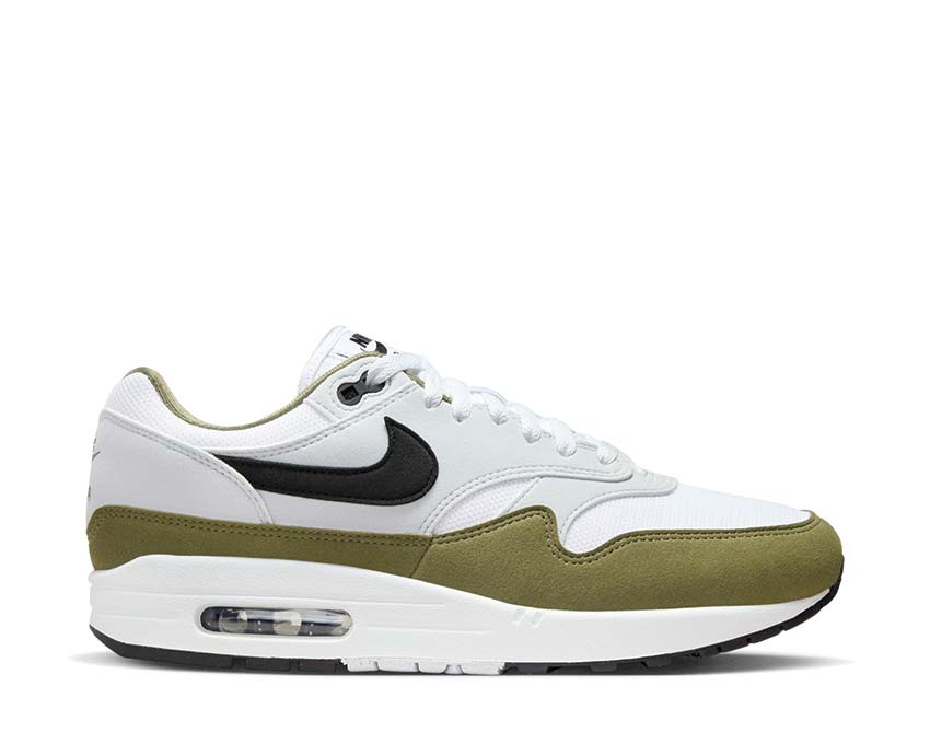 Nike Air Max 1 White / Black - Pure Platinum - Medium Olive FD9082-102