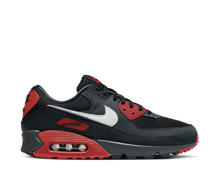 nike basketball air max 90 anthracite summit white black mystic red fb9658 001