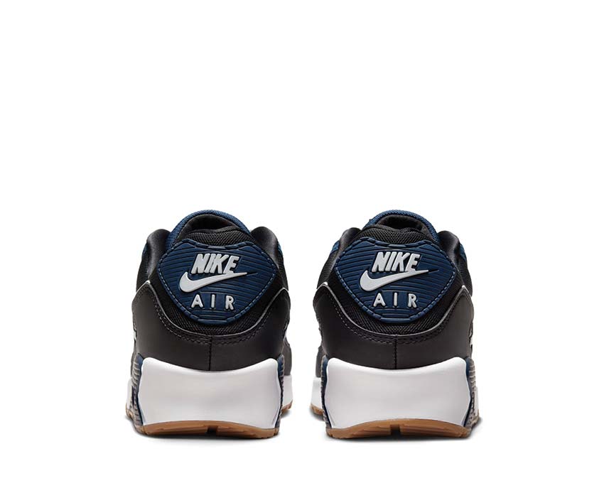 Nike Air Max 90 Midnight Navy / White - Black - Gum Med Brown FB9658-400