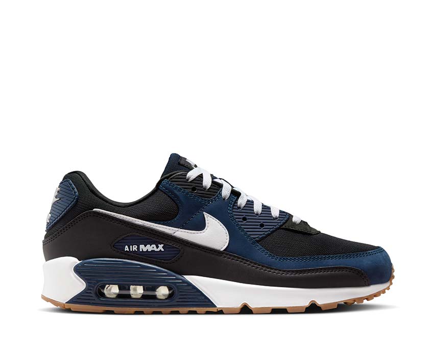 Nike Air Max 90 Midnight Navy / White - Black - Gum Med Brown FB9658-400