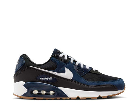 Nike Air Max 90 Midnight Navy / White - Black - Gum Med Brown FB9658-400