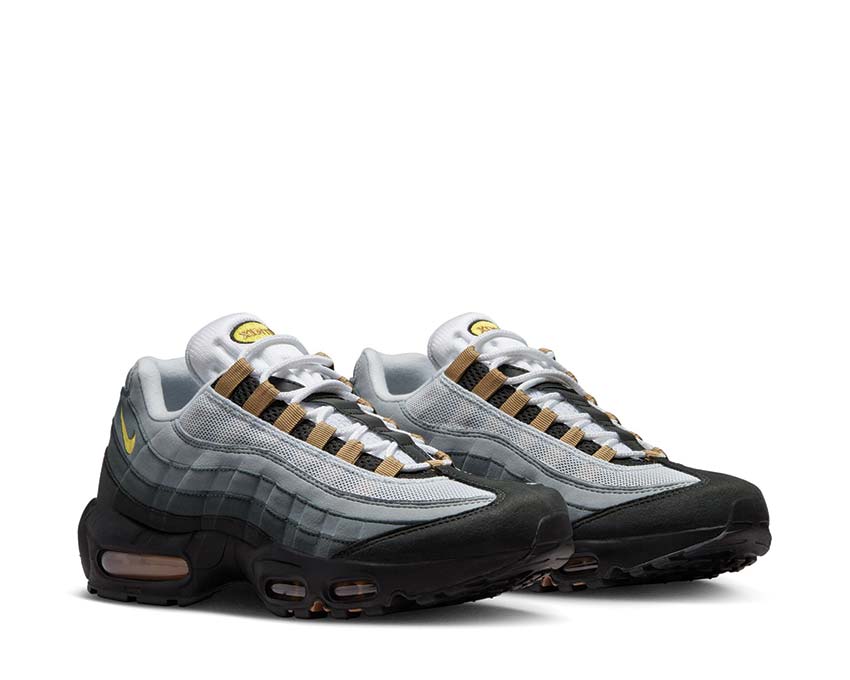 Nike Air Max 95 White / Yellow Strike - Wolf Grey - Cool Grey DX4236-100