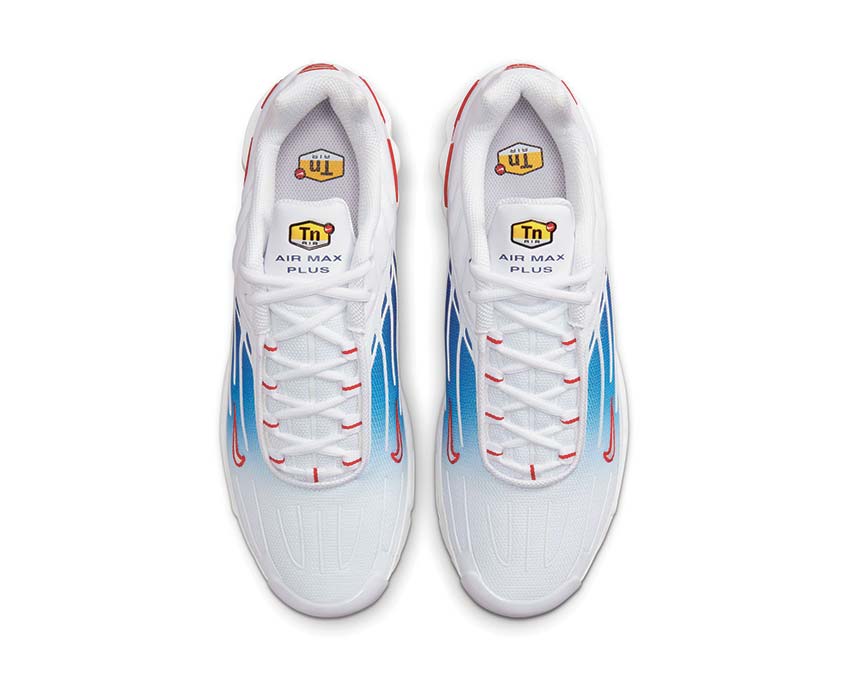 Nike Air Max Plus III White / Deep Royel Blue - University Red FN3411-100