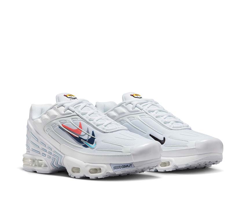 Nike Air Max Plus 3 White / Midnight Navy - Bright Crimson FJ4225-100