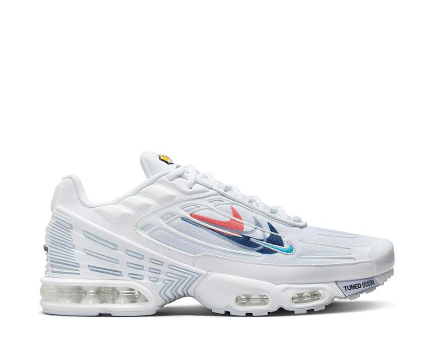 Nike Air Max Plus 3 White / Midnight Navy - Bright Crimson FJ4225-100