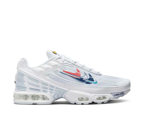 Nike Air Max Plus 3 White / Midnight Navy - Bright Crimson FJ4225-100