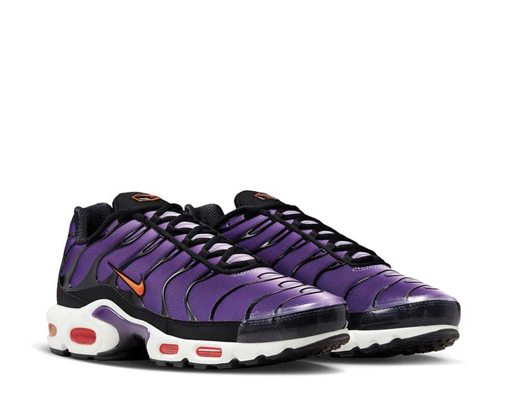 Nike Nike Dunk Low Gs White Black Voltage Purple / Total Orange - Purple Agate DX0755-500