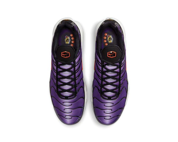 Nike Nike Dunk Low Gs White Black Voltage Purple / Total Orange - Purple Agate DX0755-500