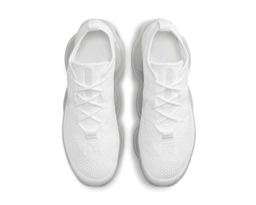 Nike Air Max Scorpion Flyknit White / Pure Platinum - Football Grey DJ4702-100