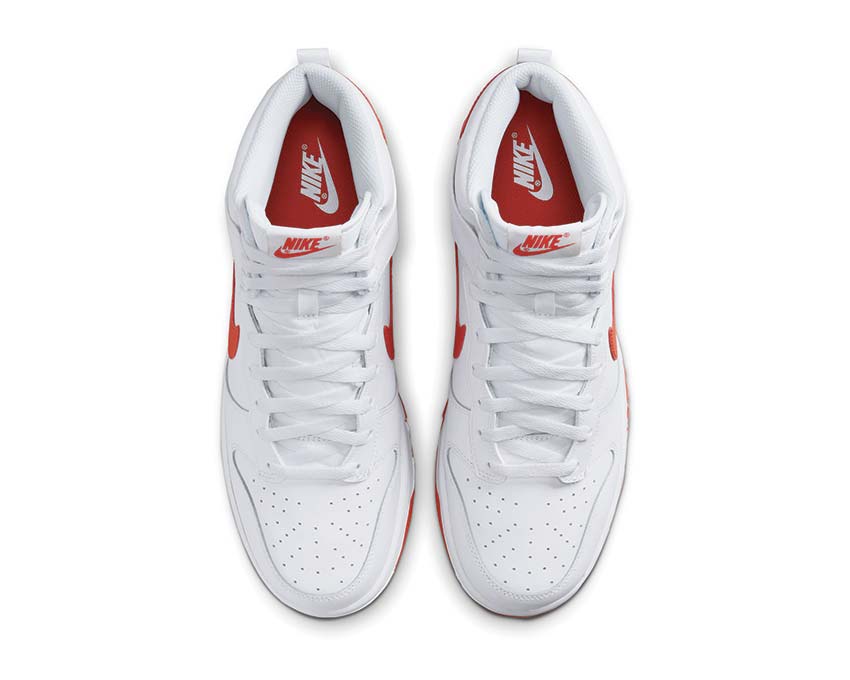 Nike Dunk Hi Retro White / Picante Red DV0828-100