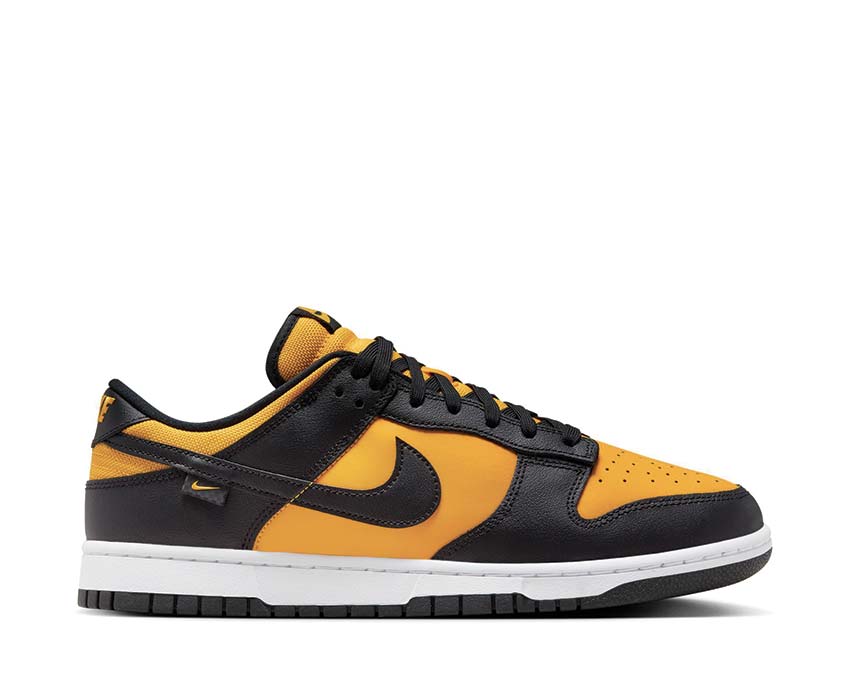 Nike Dunk Low Black / University Gold - White FZ4618-001 Nike Dunk Low Black / University Gold - White FZ4618-001