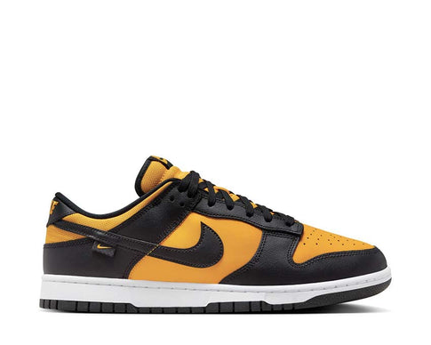 Nike Dunk Low Black / University Gold - White FZ4618-001 Nike Dunk Low Black / University Gold - White FZ4618-001