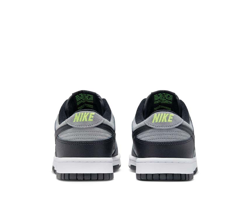 Nike Dunk Low Cool Grey / Black - Volt - Reflect Silver FQ2205-001