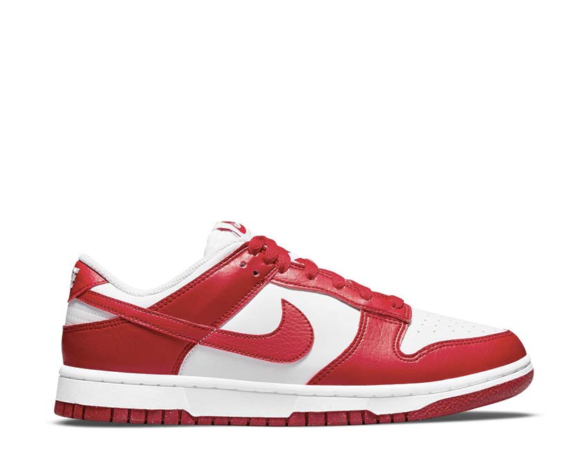 nike appears dunk low nn w white gym red dn1431 101
