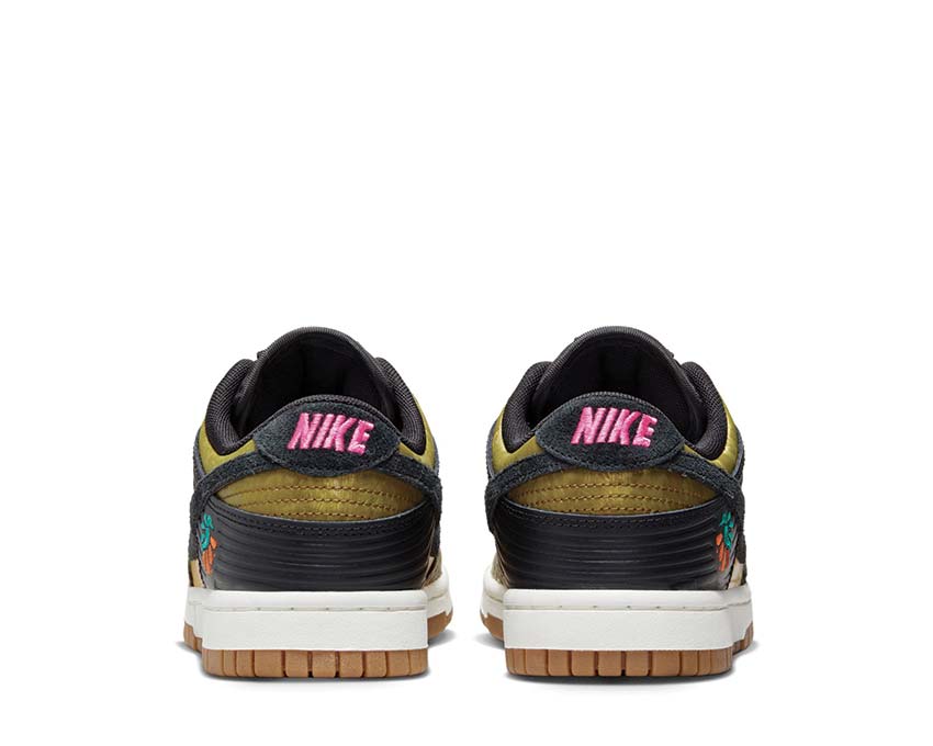 Nike nike air neon leopard black pink sneakers sandals Black / Khaki - Metallic Gold - Medium Ash FQ8148-010