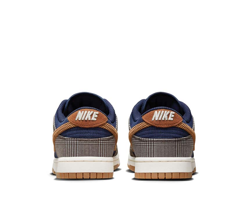 nike dunk low prm midnight navy ale brown 3 pale ivory fq8746 410