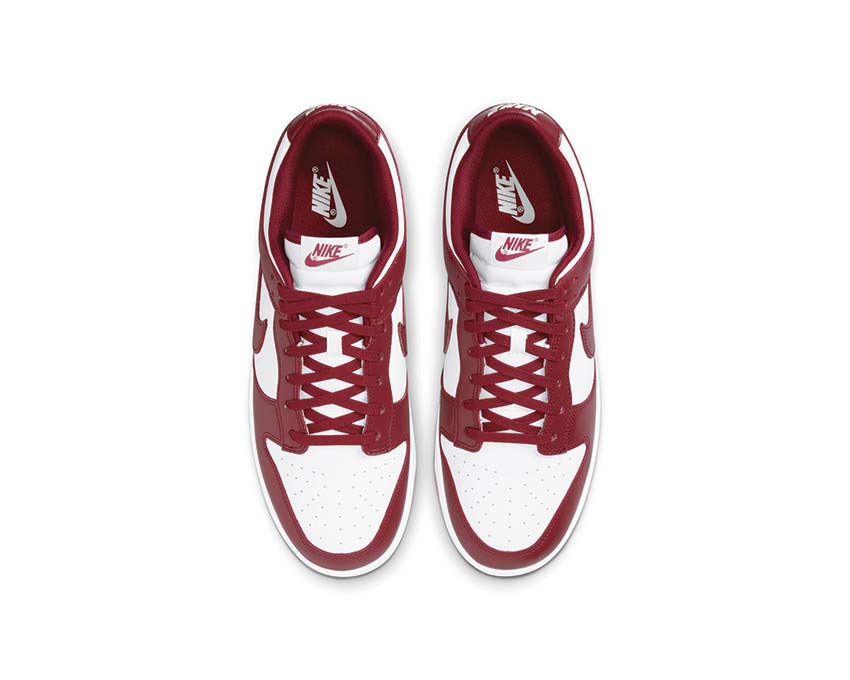 nike dunk low retro team red team red 5 white dd1391 601