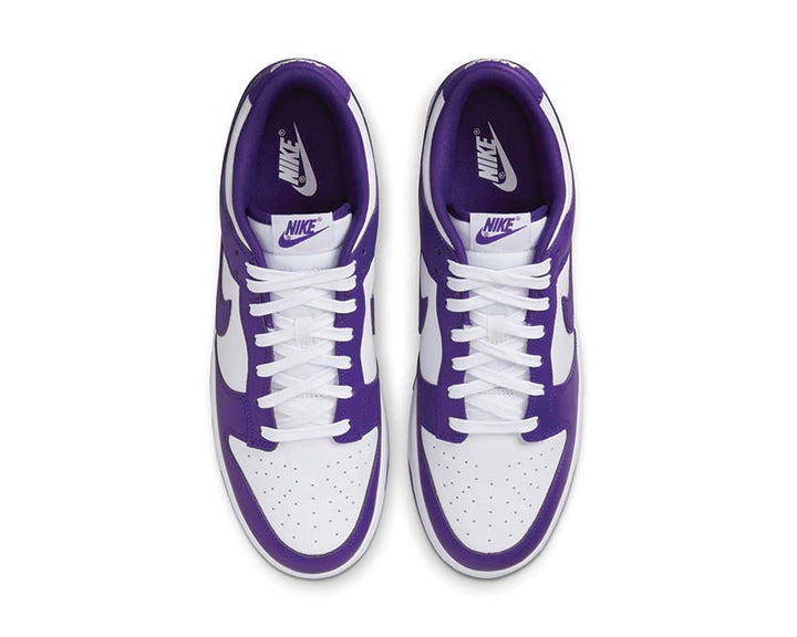 Nike Dunk Low Retro White / Court Purple - Total Orange DD1391-104