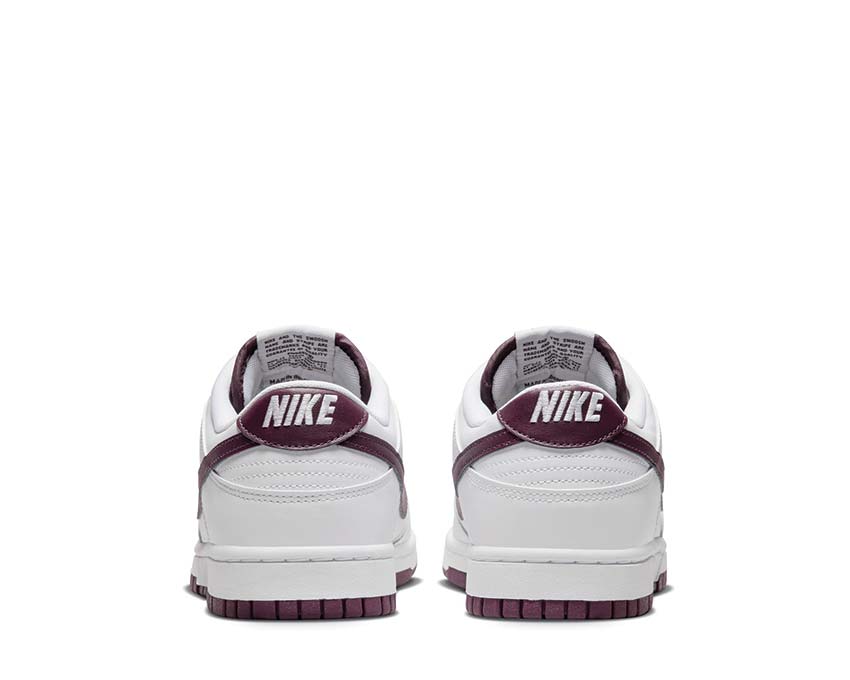 Nike Dunk Low Retro White / Night Maroon - White DV0831-102