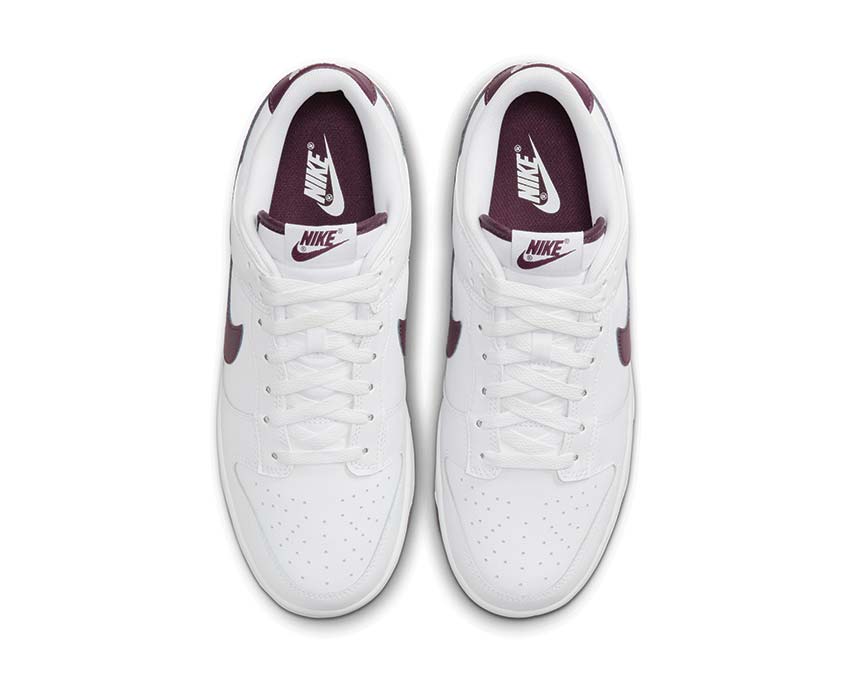 Nike Dunk Low Retro White / Night Maroon - White DV0831-102