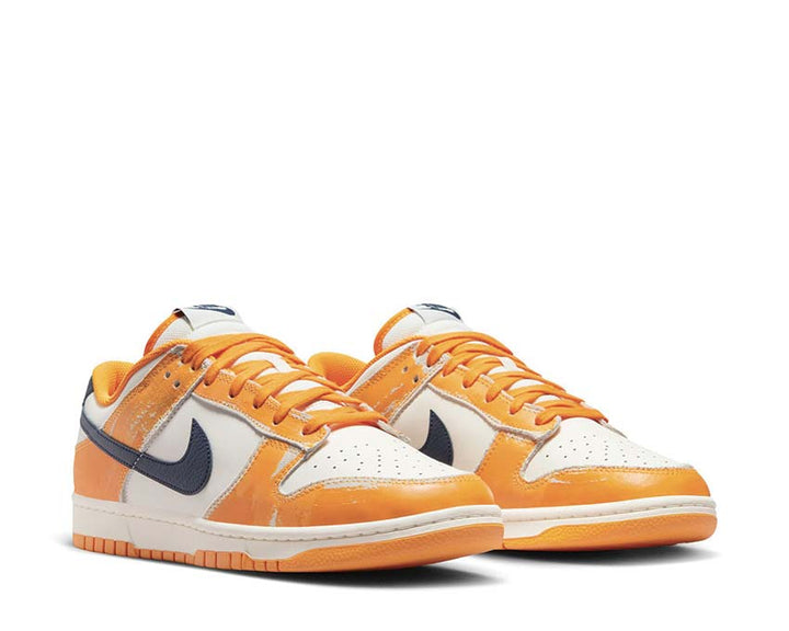 Nike Dunk Low Sail / Obsidian - Laser Orange - Sundial FN3418-100