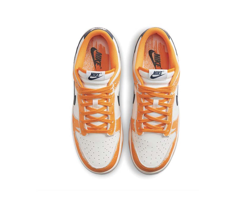 Nike Dunk Low Sail / Obsidian - Laser Orange - Sundial FN3418-100