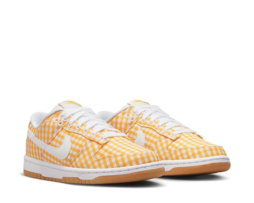 Nike Dunk Low EWT Vivid Sulfur / White - Gum Light Brown DZ2777-700