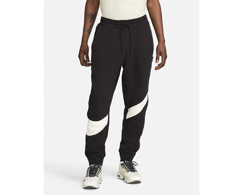 Nike code Swoosh Pants Black / Coconut Milk DX0564-013