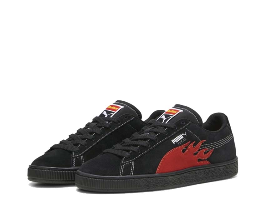 Puma Butter Goods Suede Classic Black / Red 396127 01
