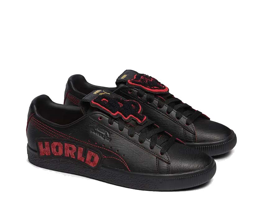 Puma Dapper Dan Clyde Post Game Black / Red 394491 01